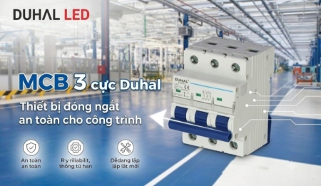 MCB 3 cực Duhal - Thiết bị đóng ngắt an toàn cho công trình