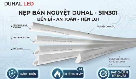 Nẹp bán nguyệt cách điện, chống cháy, đạt chuẩn kỹ thuật