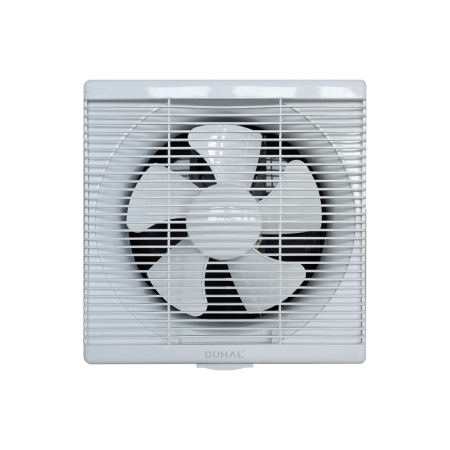 Quạt thông gió, lưới dạng thanh ngang, có nắp che 340x340mm 220V-36W (màu trắng) (K1Q436)