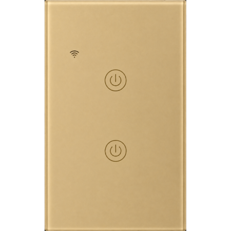 Mặt công tắc wifi - cảm ứng ON/OFF 2 điểm chạm (dạng chữ nhật) (A5A260)