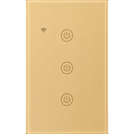 Mặt công tắc wifi - cảm ứng ON/OFF 3 điểm chạm (dạng chữ nhật) (A5A360)
