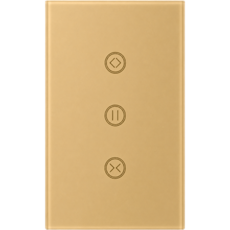 Mặt công tắc wifi - cảm ứng (rèm cửa, cửa cuốn) 3 điểm chạm (dạng chữ nhật) (A5A368)