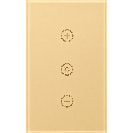 Mặt công tắc wifi - cảm ứng (Dim đèn) 3 điểm chạm (dạng chữ nhật) (A5A369)