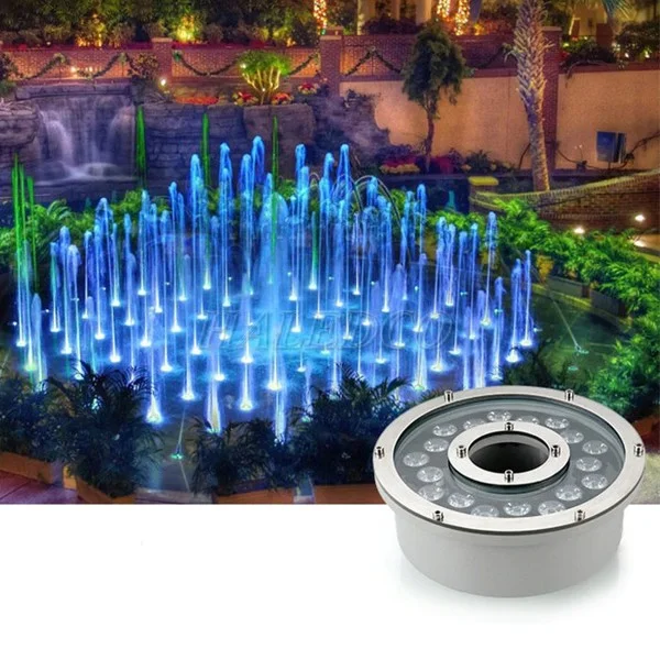 Đ&egrave;n LED &acirc;m nước HLUW2-18 RGB Nguồn Meanwell - H&agrave;ng Sẵn C&oacute;