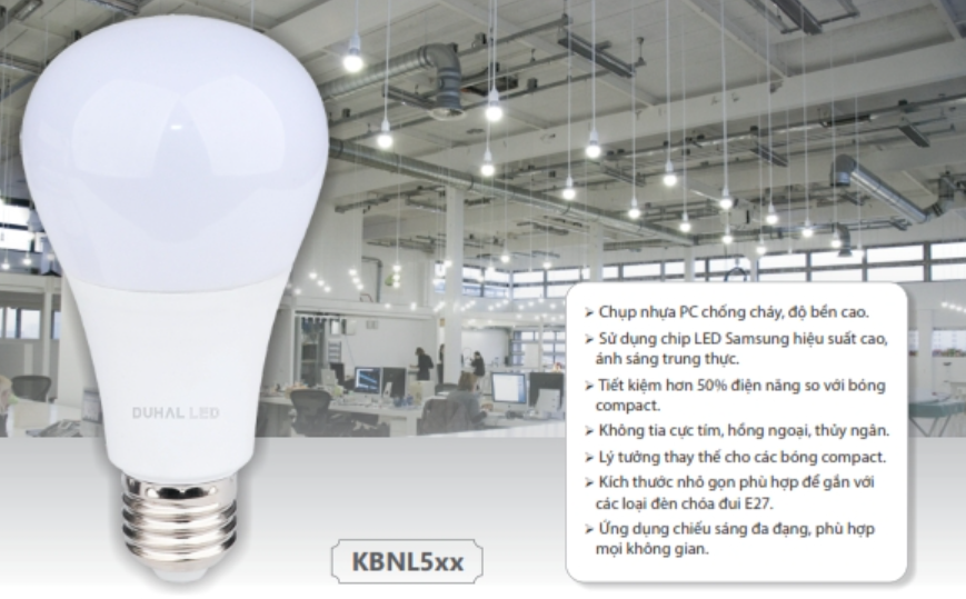 Ưu điểm nổi bật của bóng LED bulb so với bóng sợi đốt