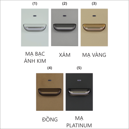 Công tắc đơn 1 chiều cao cấp size M (M1A121)