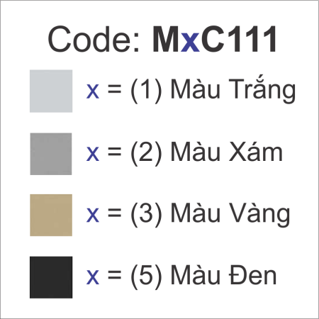 Mặt Acrylic Dùng Cho 1 Thiết Bị Size S Màu Trắng (M1C111)