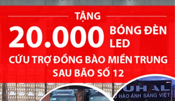 Duhal chung tay giúp đỡ đồng bào miền Trung khắc phục thiệt hại bão số 12