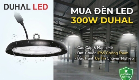 Mua đèn LED 300W Duhal cao cấp, đạt chuẩn IP65 bảo hành uy tín